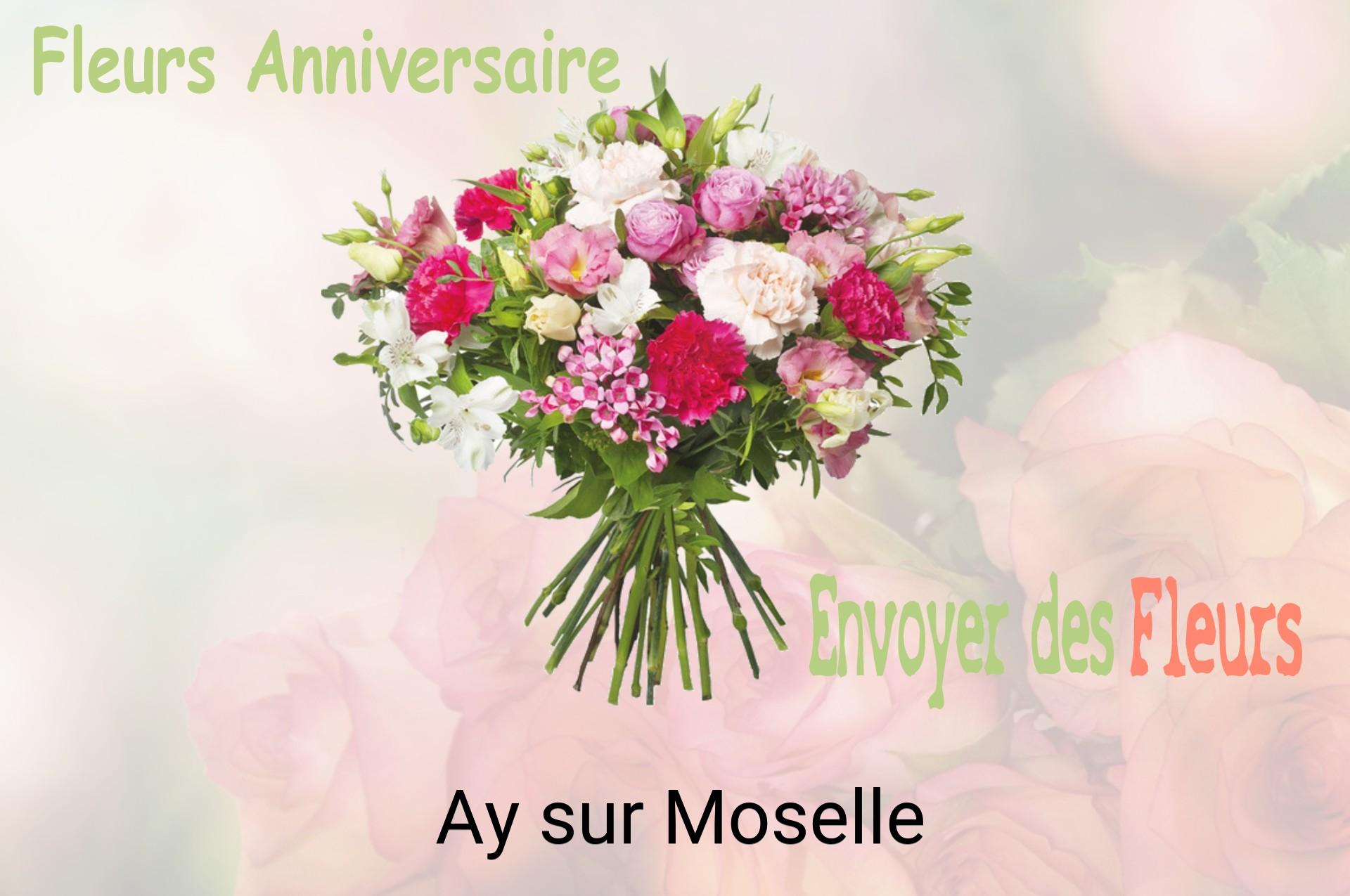 Bouquet de fleurs d’anniversaire livré à Ay-sur-Moselle